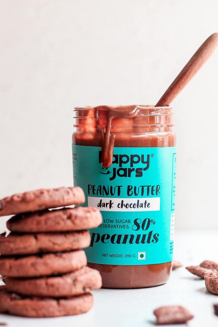 Dark Chocolate Peanut Butter cookies - Peanut Butter Cookie Recipe