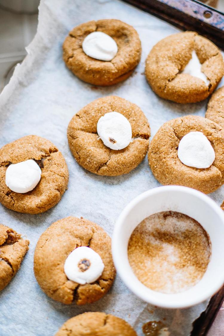 Cookies Recipe - Marshmallow Ginger Cookies