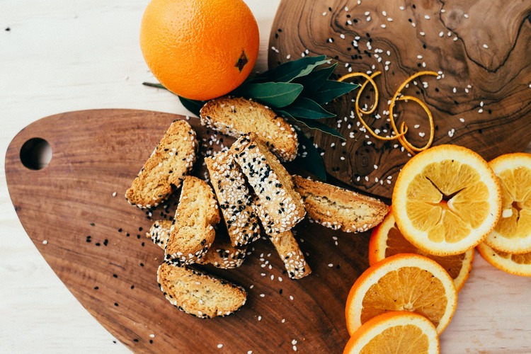 Orange Sesame Biscotti - Biscotti Recipe