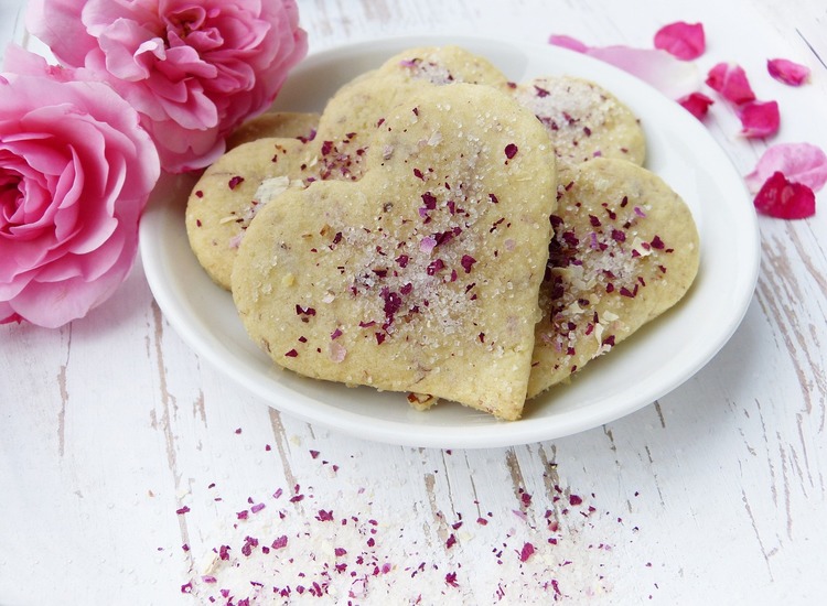Lavender Rose Sugar Cookies Recipe
